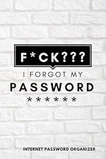 [PDF] ⭐️DOWNLOAD FREE⭐️ I forgot my password Internet password organizer: Internet Password logbook: