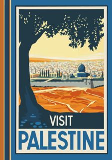 ⚡️[FREE] [DOWNLOAD]️❤️ READ BOOK Timeless Visit Palestine vintage poster journal - college ruled 8.5