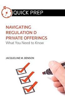 FREE CHARGE! ⚡️[EBOOK]❤️ Navigating Regulations D Private Offerings: What You Need to Know (Quick Pr