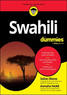 Swahili For Dummies (For Dummies (Language  Literature))