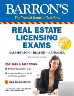 Kindle Download Real Estate Licensing Exams with Online Digital Flashcards (Barron's Test Prep) fu