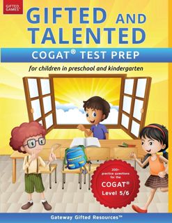 (^PDF/ONLINE)- READ Gifted and Talented COGAT Test Prep  Gifted test prep book for the COGAT; Work