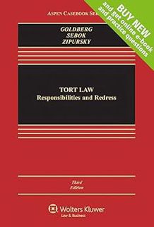 F.R.E.E DOWNLOAD Tort Law: Responsibilities and Redress by John C. P. Goldberg (Author),Anthony J. S