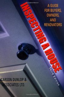 ((Read_EPUB))^^ Inspecting a House: A Guide for Buyers  Owners  and Renovators hardcover