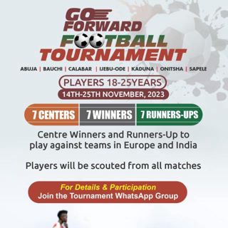 Calabar, Abuja, Kaduna, Set to Host Go Forward Football Tournament 2023