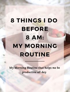 Morning routine