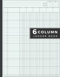 ((download_[p.d.f])) 6 Column Ledger Book: Accounting Ledger Book for Bookkeeping | Account Journa