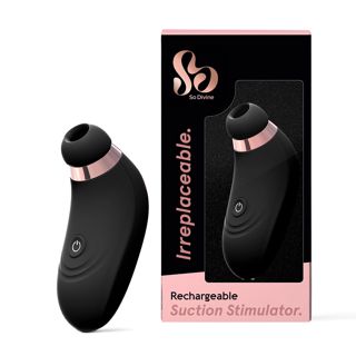 ORIGINAL PRODUCT Irreplaceable Clitoral Suction Stimulator Sex Toy Vibrator for Women  Black