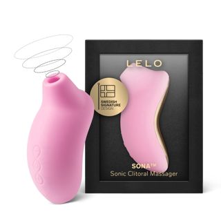 ORIGINAL PRODUCT SONA Sonic Massager Pink  Waterproof and Rechargeable Pulsating Stimulator Toy fo
