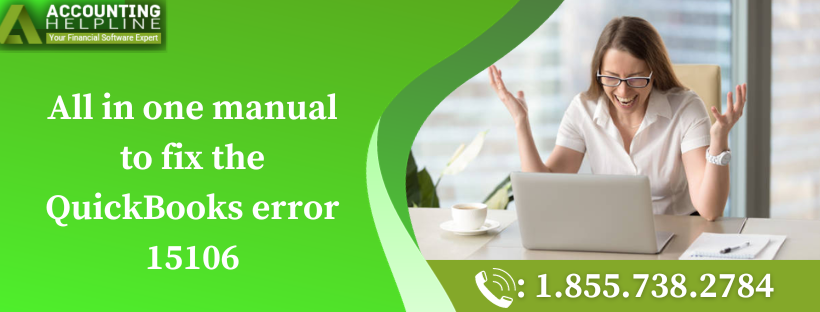 All in one manual to fix the QuickBooks error 15106