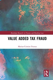 PDF Book Value Added Tax Fraud (Routledge Research in Finance and Banking Law) [DOWNLOAD]