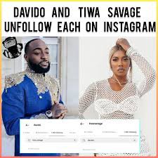 Davido, Tiwa Savage Unfollow Each Other On Instagram