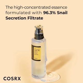 COSRX Snail Mucin 96% Power Repairing Essence 3.38 fl.oz 100ml, Hydrating Serum for Face with Snail