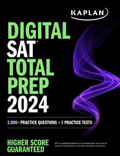 (Read) Book Digital SAT Total Prep 2024 with 2 Full Length Practice Tests  1 000+ Practice Questio