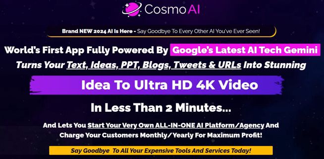 Cosmo AI Review: Your Ultimate All-in-One AI Solution!