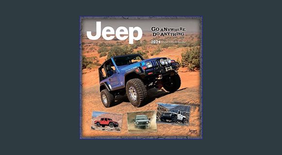 Full E-book Jeep | 2024 OFFICIAL 12 x 24 Inch Monthly Square Wall Calendar | BrownTrout | Offroad M