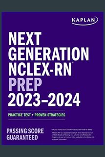Download Online Next Generation NCLEX-RN Prep 2023-2024: Practice Test + Proven Strategies (Kaplan