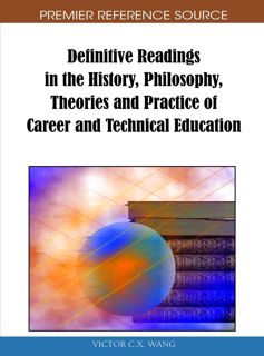 [Book] PDF Definitive Readings in the History  Philosophy  Theories and Practice of Career and Tec