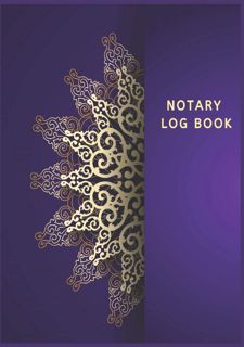 READ B.O.O.K Notary Log Book: Luxury Blue Public Notary : Notary Log Book : Notary Journal: Public
