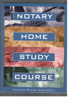 READ B.O.O.K Notary Home Study Course