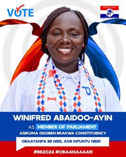 Educational & Job Profile (HON. WINIFRED ABAIDOO-AYIN), NPP PARLIAMENTARY CANDIDATE for AOB DISTRICT