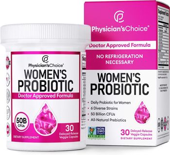 Physician's Choice Probiotics for Women - PH Balance, Digestive, UT, & Feminine Health