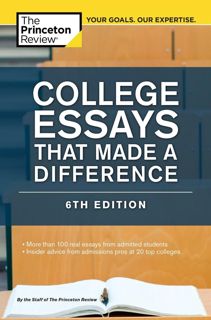 ebook_ College Essays That Made a Difference  6th Edition (College Admissions Guides) pdf