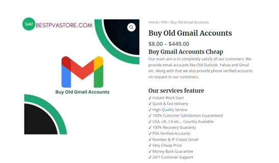 Top 11 Sites to Buy Old Gmail Accounts in This Year