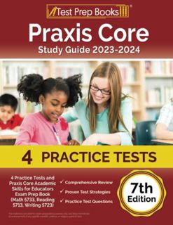 Download Online Praxis Core Study Guide 2023-2024: 4 Practice Tests and Praxis Core Academic Skills
