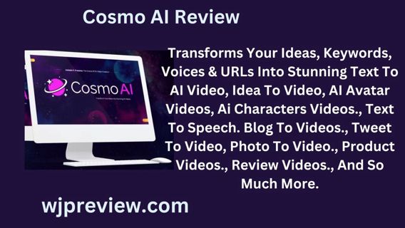 Cosmo AI Review: Transforms Your Ideas, Keywords, Voices & URLs Into Stunning Video.