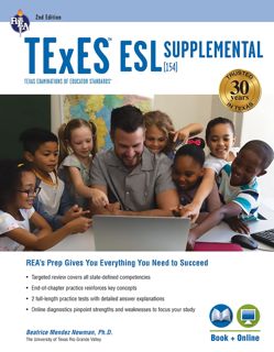 (Kindle) Book TExES ESL Supplemental (154)  2nd Ed.  Book + Online (TExES Teacher Certification Te