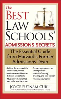 PDF [READ EBOOK] The Best Law Schools' Admissions Secrets  The Essential Guide from Harvard's Form