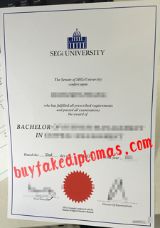 Where can safe and easy to buy SEGI University fake diploma and transcript online?