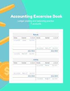 EBOOK [READ] PDF Accounting Excercise Book  Ledger posting and balancing practise  T accounts [EPU