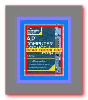 Pdf Kindle Epub Mobi Princeton Review AP Computer Science A Prep  8th Edition 5 Practice Tests + Com