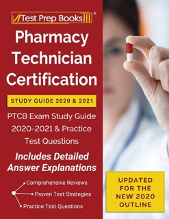 [download]_p.d.f))^ Pharmacy Technician Certification Study Guide 2020 and 2021  PTCB Exam Study G