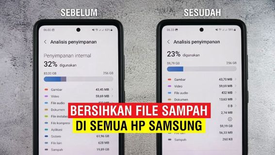 Hapus Sampah di HP Samsung