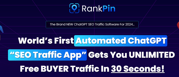 RankPin Review: The Ultimate ChatGPT SEO Traffic App Unveiled