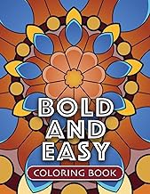 R.E.A.D Book (Choice Award) Bold and Easy Coloring Book: 50 Simple Mandalas to Color for Seniors and