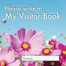 READ BOOK (Award Winners) Please write in My Visitor Book: Floral cover | Guest record and
