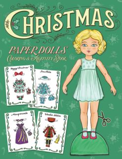 Download_[Epub]   Christmas Paper Dolls Coloring and Activity Book  Features vintage-style dolls f