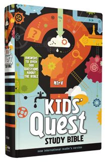 (Book) Download NIrV  Kids' Quest Study Bible  Hardcover  Answers to over 500 Questions about the