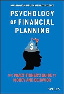 # Download Psychology of Financial Planning: The Practitioner's Guide to Money and Behavior BY: Bra