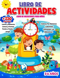 ((Read_[P.D.F])) Libro de actividades | Libro de vacaciones para niÃƒÂ±os: Cuaderno de Actividades