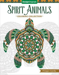 Read [PDF EBOOK EPUB KINDLE] Spirit Animals (Filippo Cardu Coloring Collection) (Design Originals) A