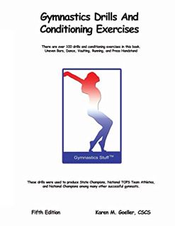 VIEW PDF EBOOK EPUB KINDLE Gymnastics Drills and Conditioning Exercises by  Karen M Goeller 🖍️