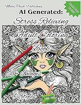 Get FREE B.o.o.k AI Generated FANTASY: Stress Relieving Adult Coloring Book: AI Coloring Book of