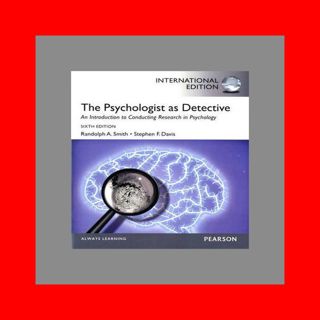 [K.I.N.D.L.E] The Psychologist as Detective An Introduction to Conducting Research in Psyc