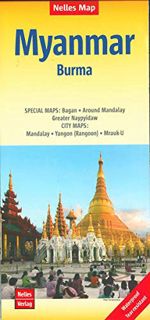 [READ] EPUB KINDLE PDF EBOOK Myanmar / Burma Bagan-Mandalay-Yangon NELL 1:1.5M (English, French and