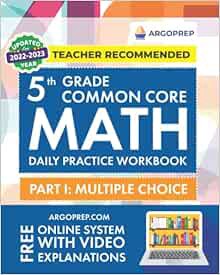 Get PDF EBOOK EPUB KINDLE 5th Grade Common Core Math: Daily Practice Workbook - Part I: Multiple Cho